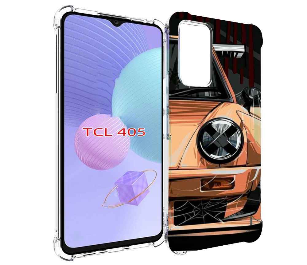 

Чехол MyPads Порш мужской для TCL 405, Tocco