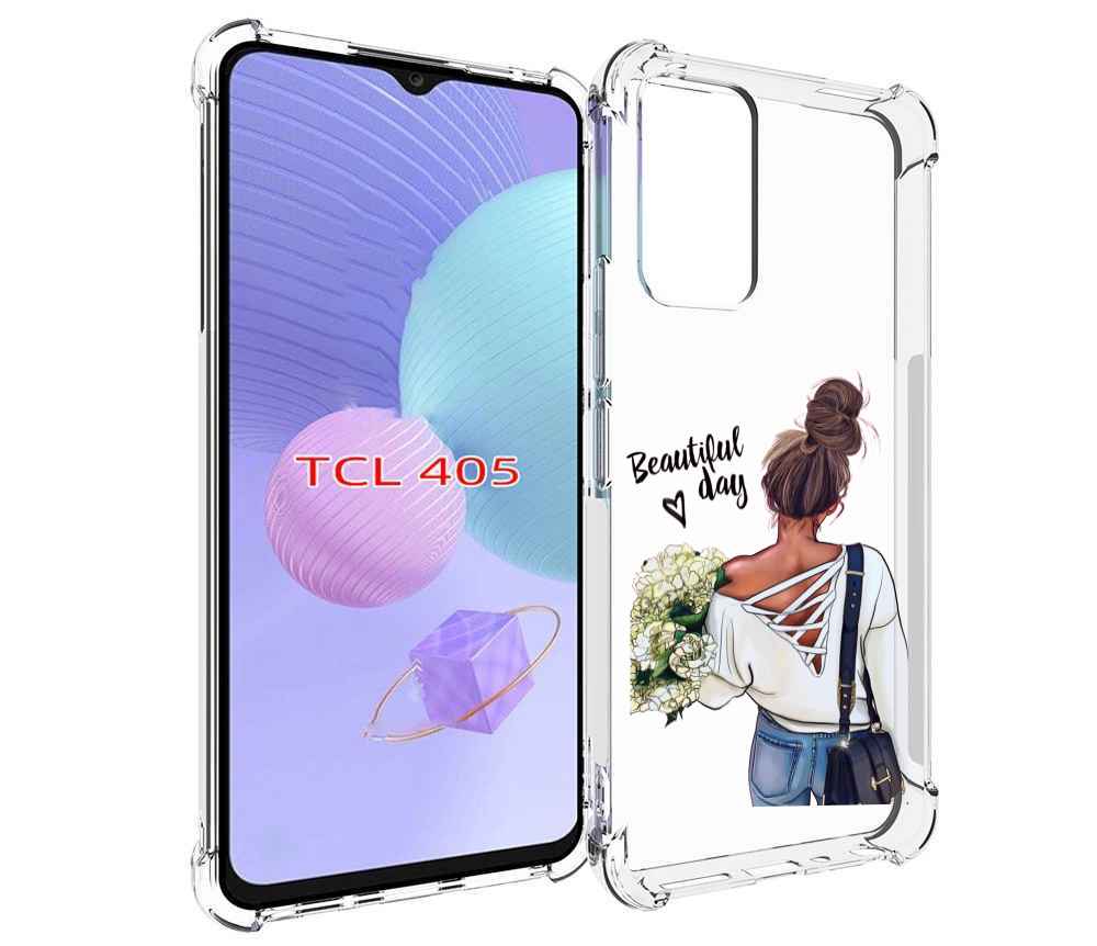 

Чехол MyPads Прекрасный-день для TCL 405, Tocco