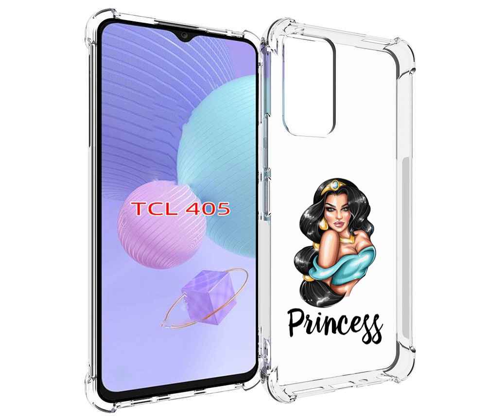 

Чехол MyPads Принцесса-Жасмин женский для TCL 405, Tocco
