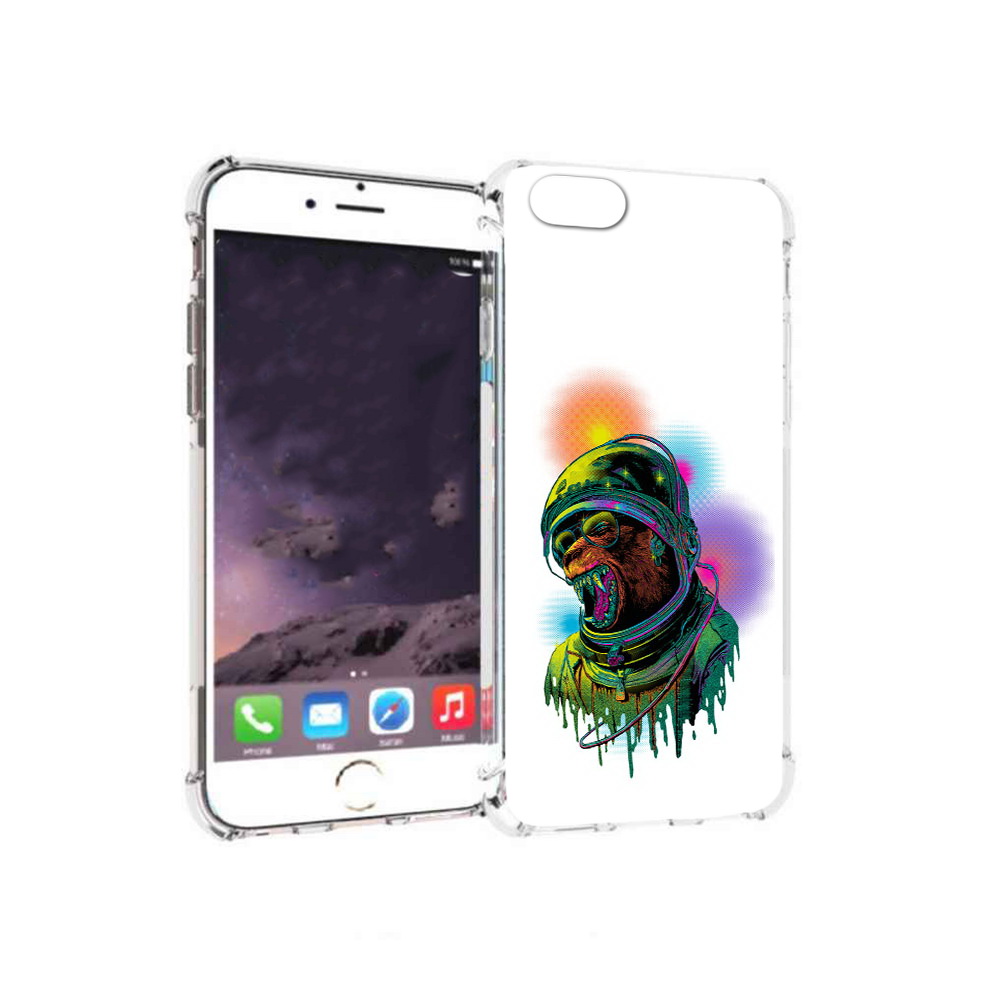 

Чехол MyPads Tocco для Apple iPhone 6 медведь космонавт (PT54043.605.466), Прозрачный, Tocco