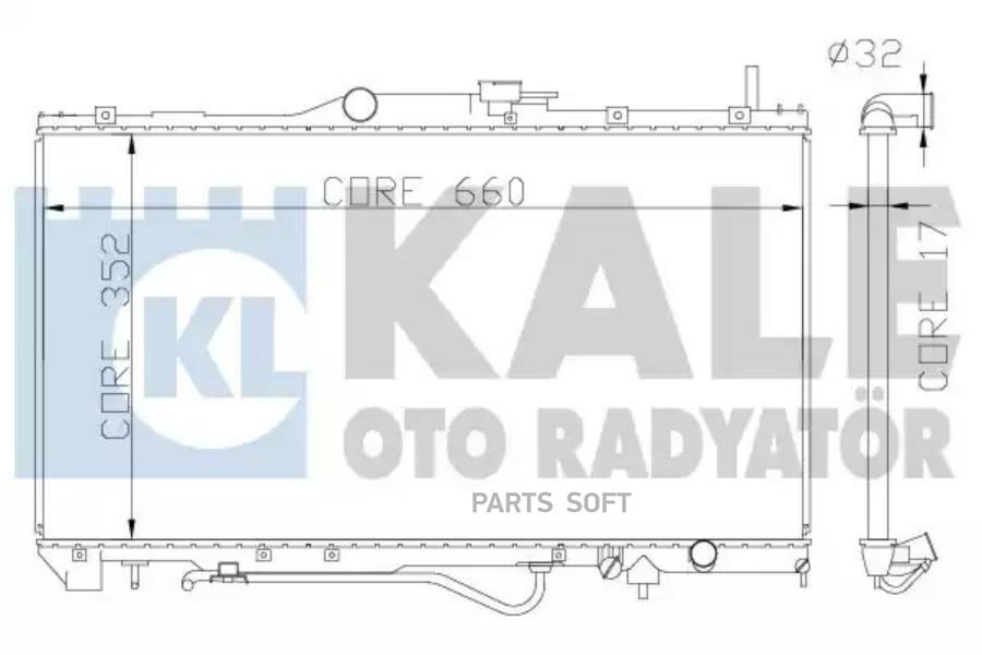 

KALE Радиатор двигателя TOYOTA CARINA E