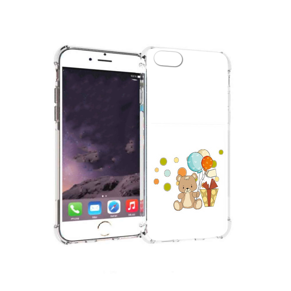 

Чехол MyPads Tocco для Apple iPhone 6 медвеженок с подарком (PT54043.605.470), Прозрачный, Tocco