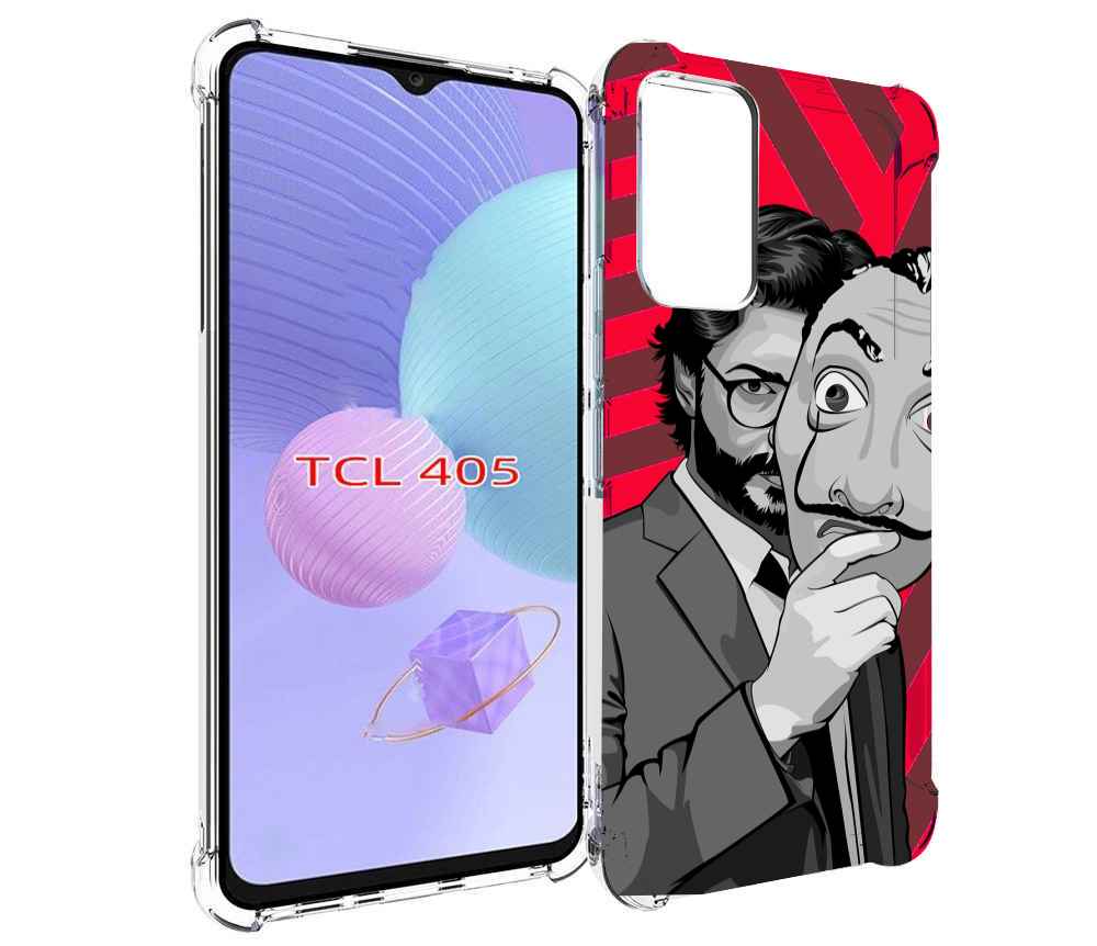 

Чехол MyPads Профессор-бумажый-дом для TCL 405, Tocco