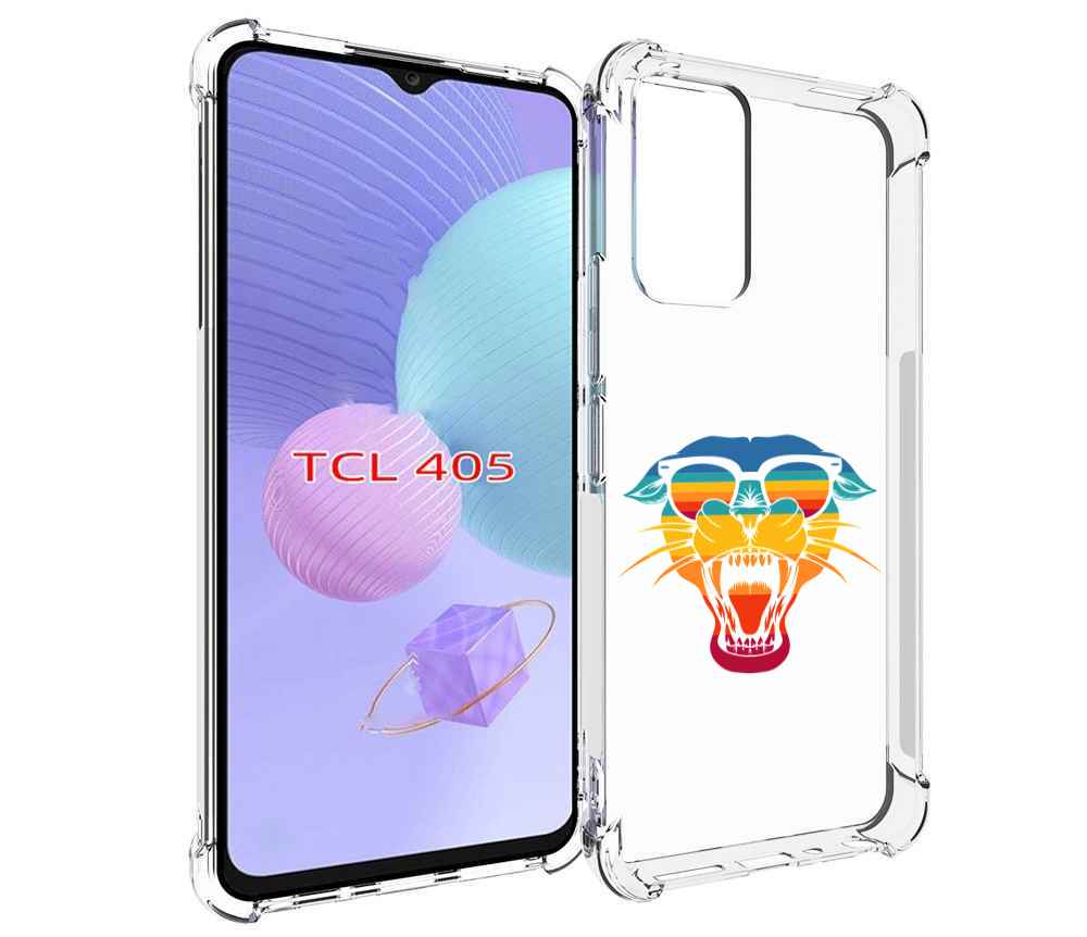 

Чехол MyPads Радужная-пантера для TCL 405, Tocco