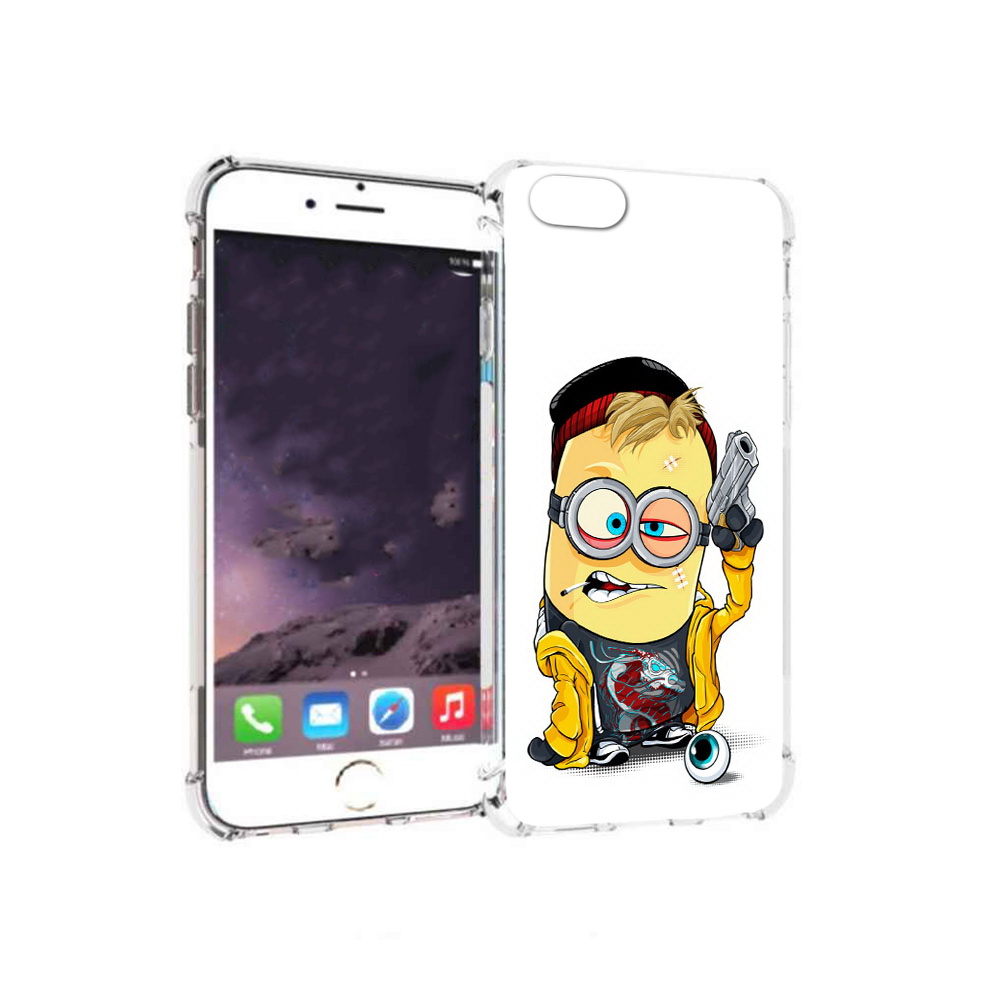 

Чехол MyPads Tocco для Apple iPhone 6 миньон бандит (PT54043.605.475), Прозрачный, Tocco