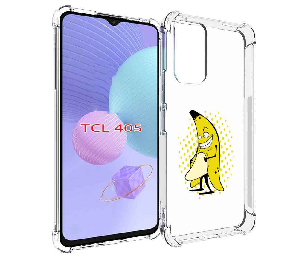 

Чехол MyPads Раздетый-банан для TCL 405, Tocco