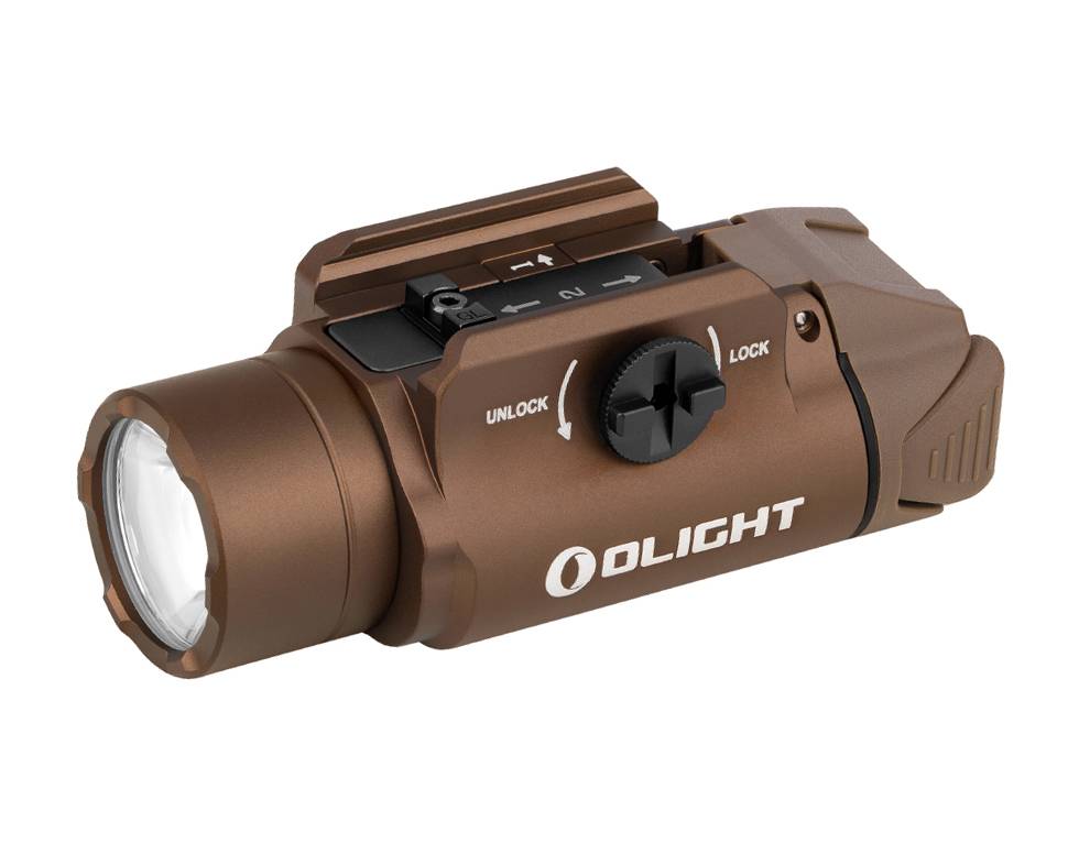 Пистолетный фонарь Olight PL-3R Valkyrie Desert Tan Cree XH-P 35B HI 205 м 1500 люмен 10000₽