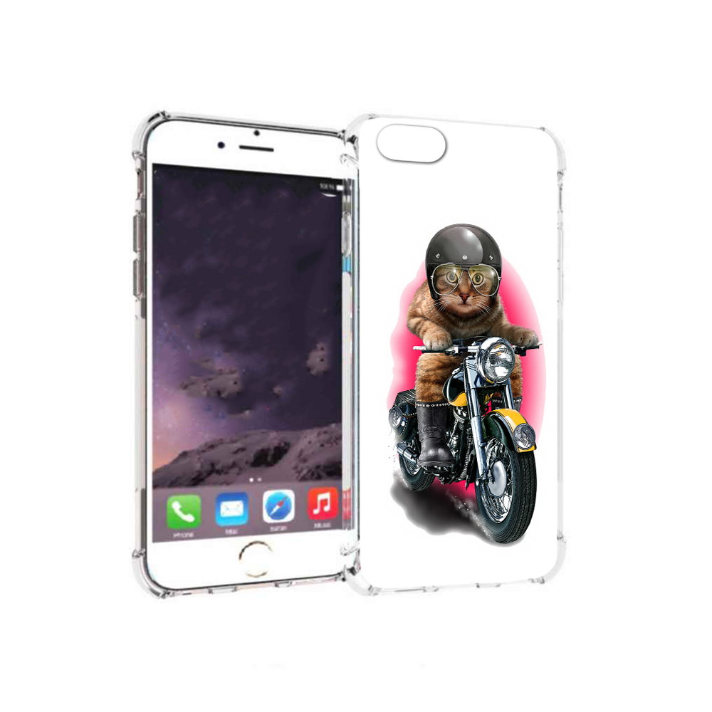 

Чехол MyPads Tocco для Apple iPhone 6 мото-кот (PT54043.605.485), Прозрачный, Tocco