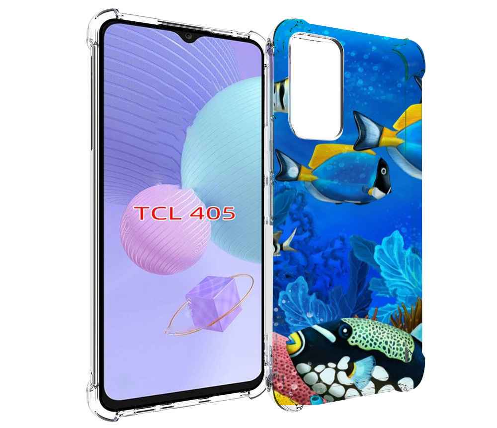 

Чехол MyPads Рыбки для TCL 405, Tocco