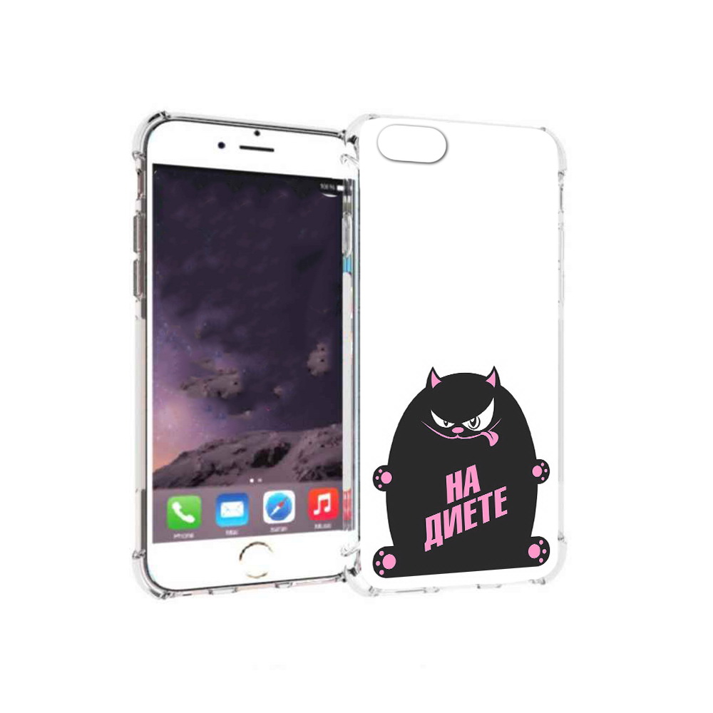 

Чехол MyPads Tocco для Apple iPhone 6 на диете (PT54043.605.492), Прозрачный, Tocco