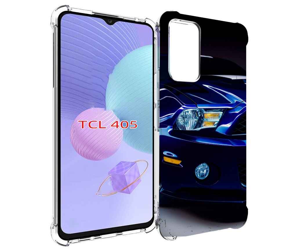 

Чехол MyPads Синяя-машина для TCL 405, Tocco
