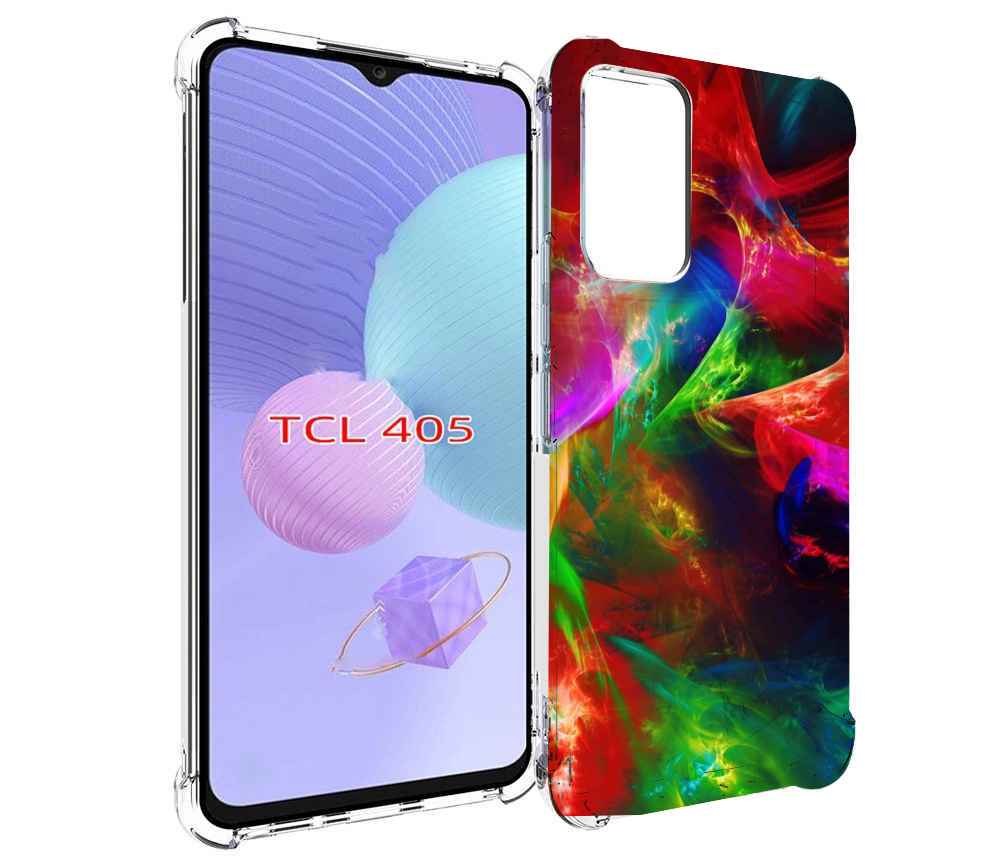 

Чехол MyPads Сияние-красок для TCL 405, Tocco