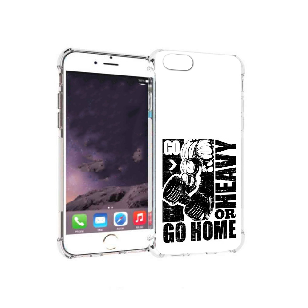 

Чехол MyPads Tocco для Apple iPhone 6 накаченные руки (PT54043.605.496), Прозрачный, Tocco