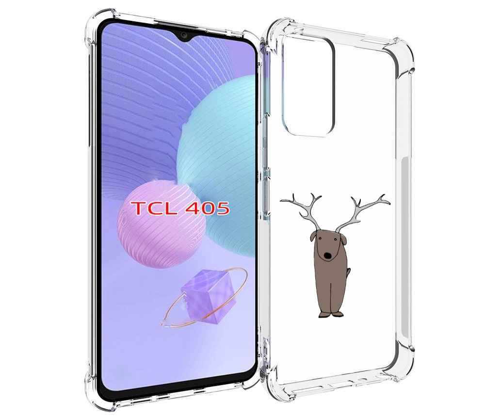 

Чехол MyPads Собака олень для TCL 405, Tocco