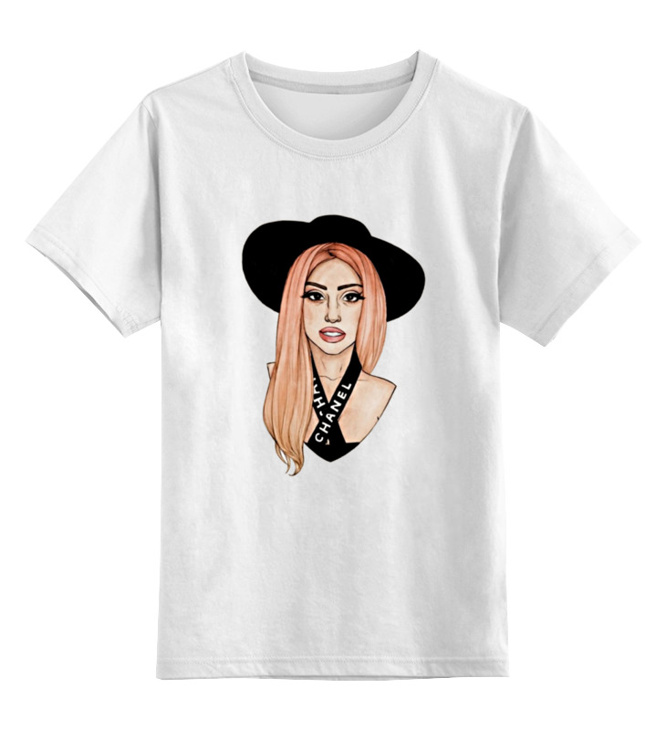 

Футболка детская Printio Lady gaga цв. белый р. 140, Lady gaga