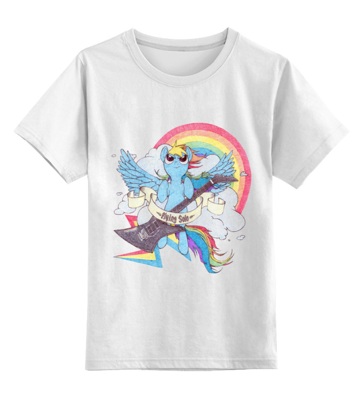 

Футболка детская Printio Rainbow dash цв. белый р. 140, Rainbow dash