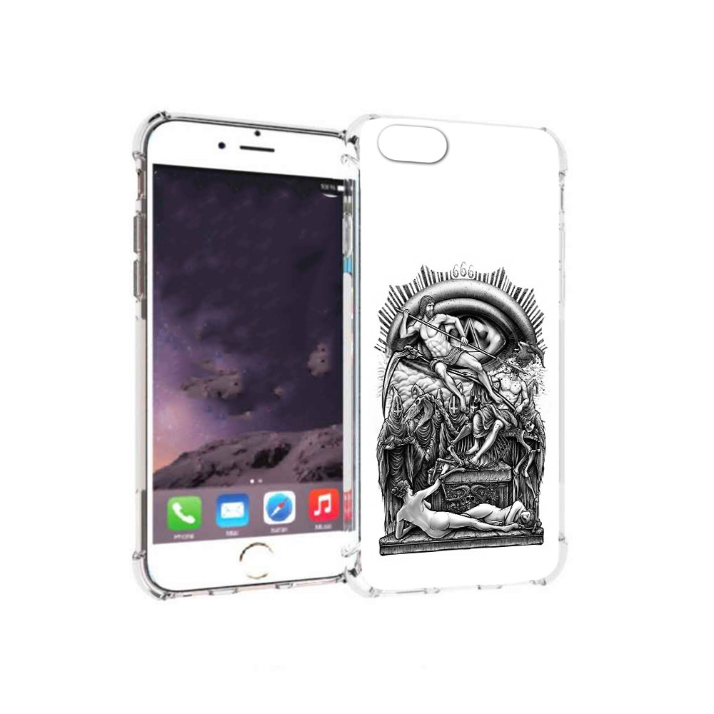 

Чехол MyPads Tocco для Apple iPhone 6 оракул черно белый (PT54043.605.528), Прозрачный, Tocco