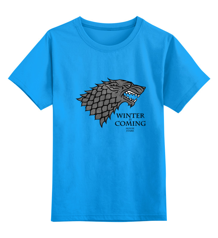 

Футболка детская Printio Game of thrones цв. голубой р. 140, Game of thrones