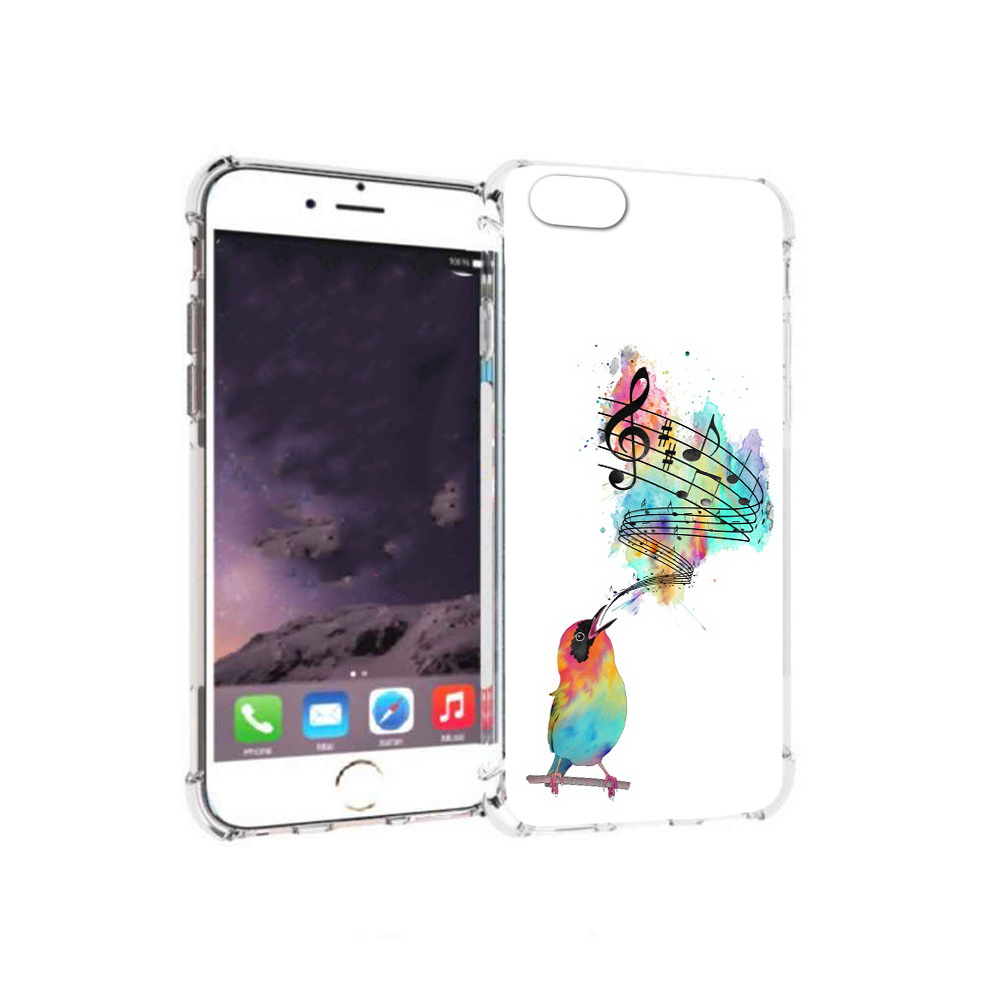 

Чехол MyPads Tocco для Apple iPhone 6 певчая птичка (PT54043.605.536), Прозрачный, Tocco