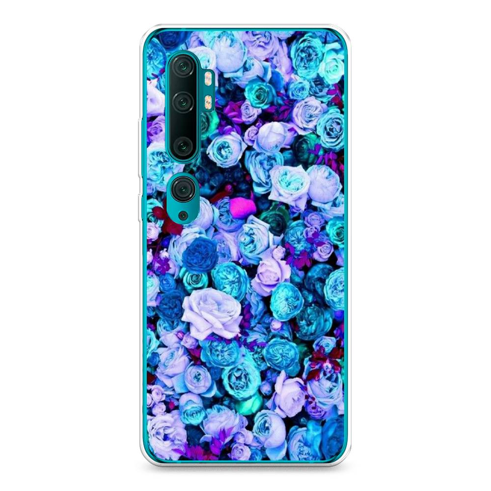 

Чехол на Xiaomi Mi Note 10"Цветочный ковер", Фиолетовый, 37350-2