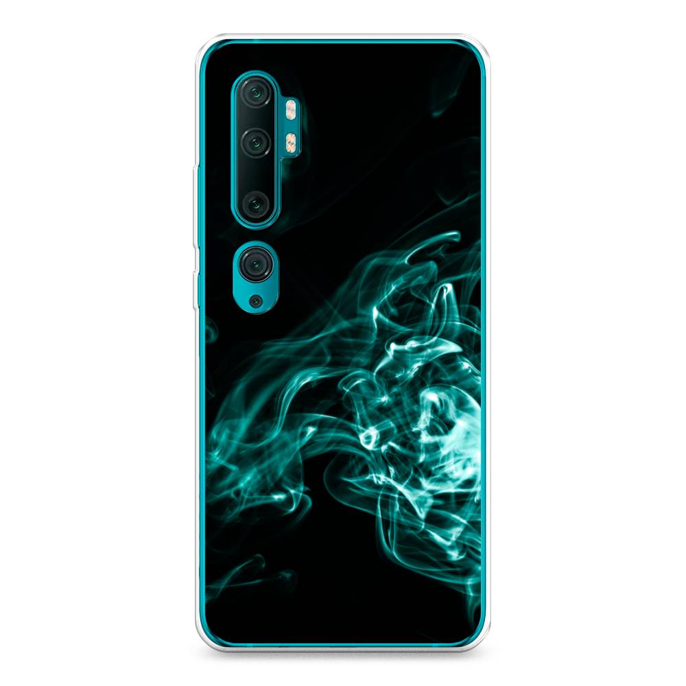 

Чехол на Xiaomi Mi Note 10"Дым", Голубой;черный, 37350-3