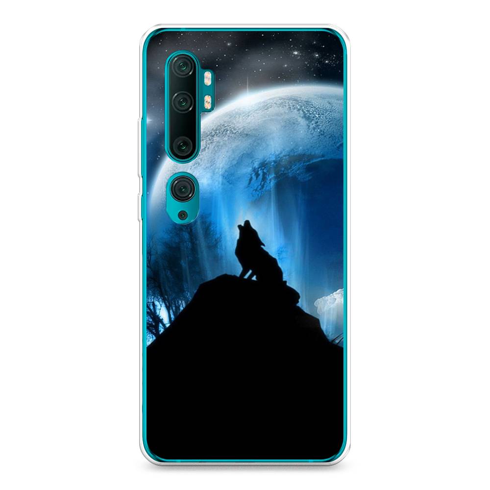 

Чехол на Xiaomi Mi Note 10"Волк 2", Синий;черный;белый, 37350-1