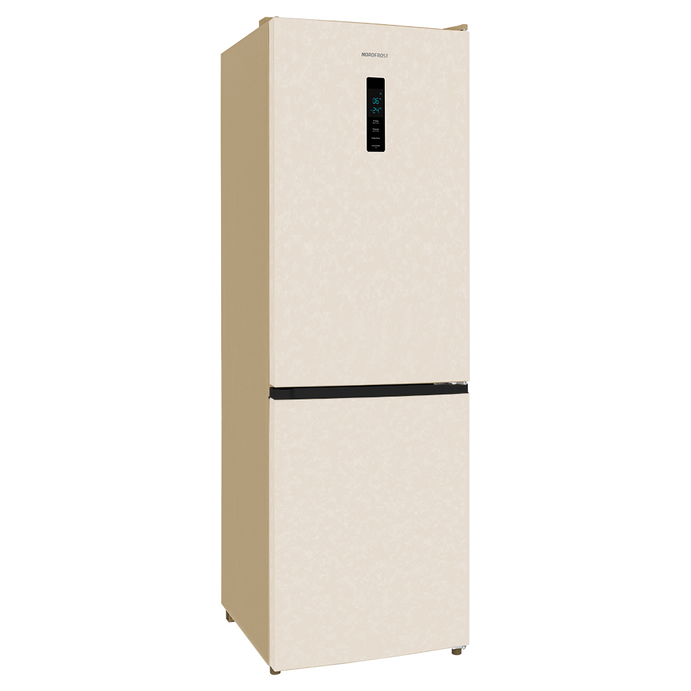 Холодильник NordFrost RFC 350D NFYm бежевый холодильник nordfrost rfc 390d nfym