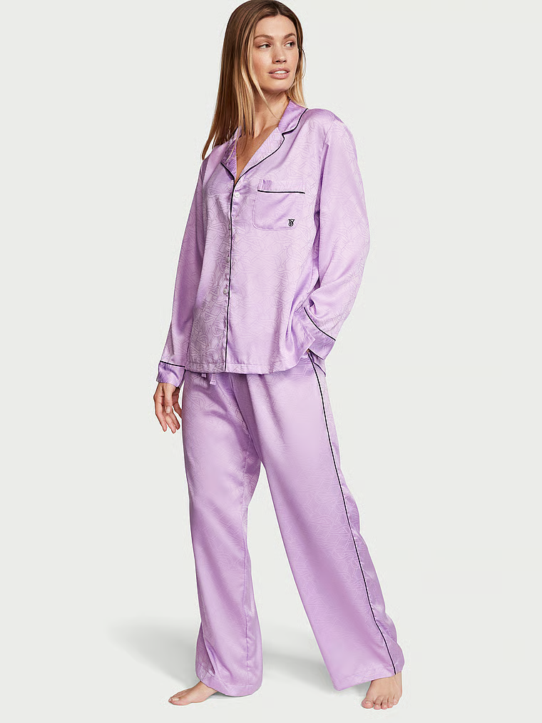 Пижама женская Victorias Secret 11236692 фиолетовая S Regular