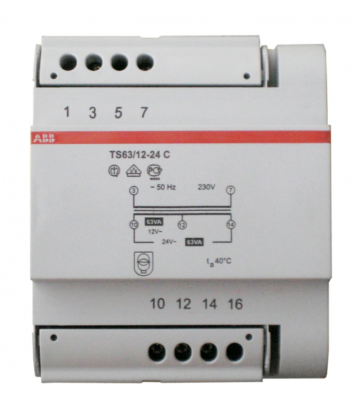 фото Abb ts63/12-24c трансформатор раздел.безоп.