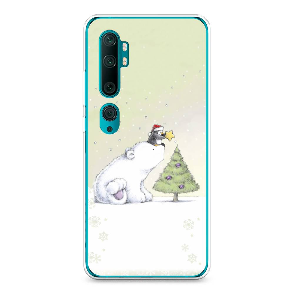 

Чехол на Xiaomi Mi Note 10"Украшение елки", Белый;бежевый, 37350-5
