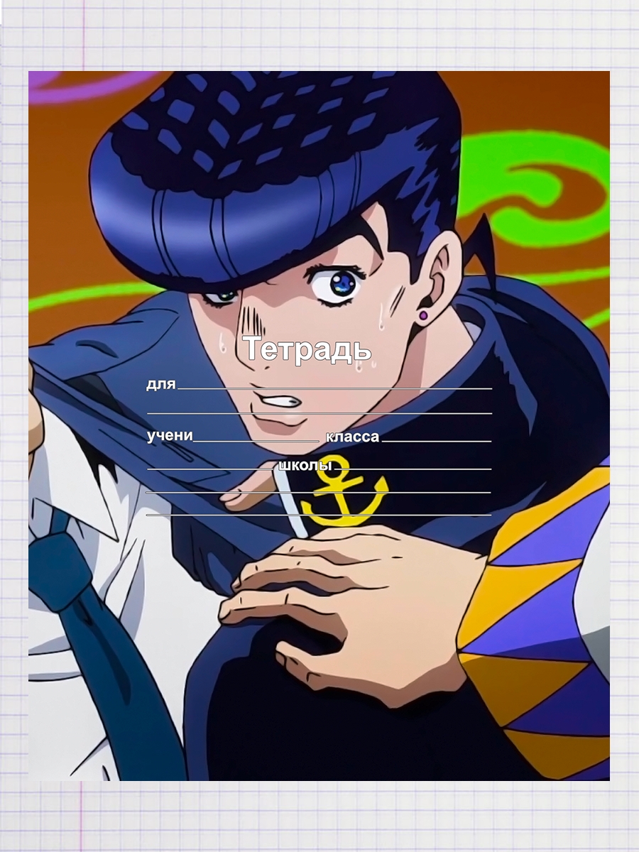 

Тетрадь Jojo s bizarre Adventure мультсериал 1, 93958066