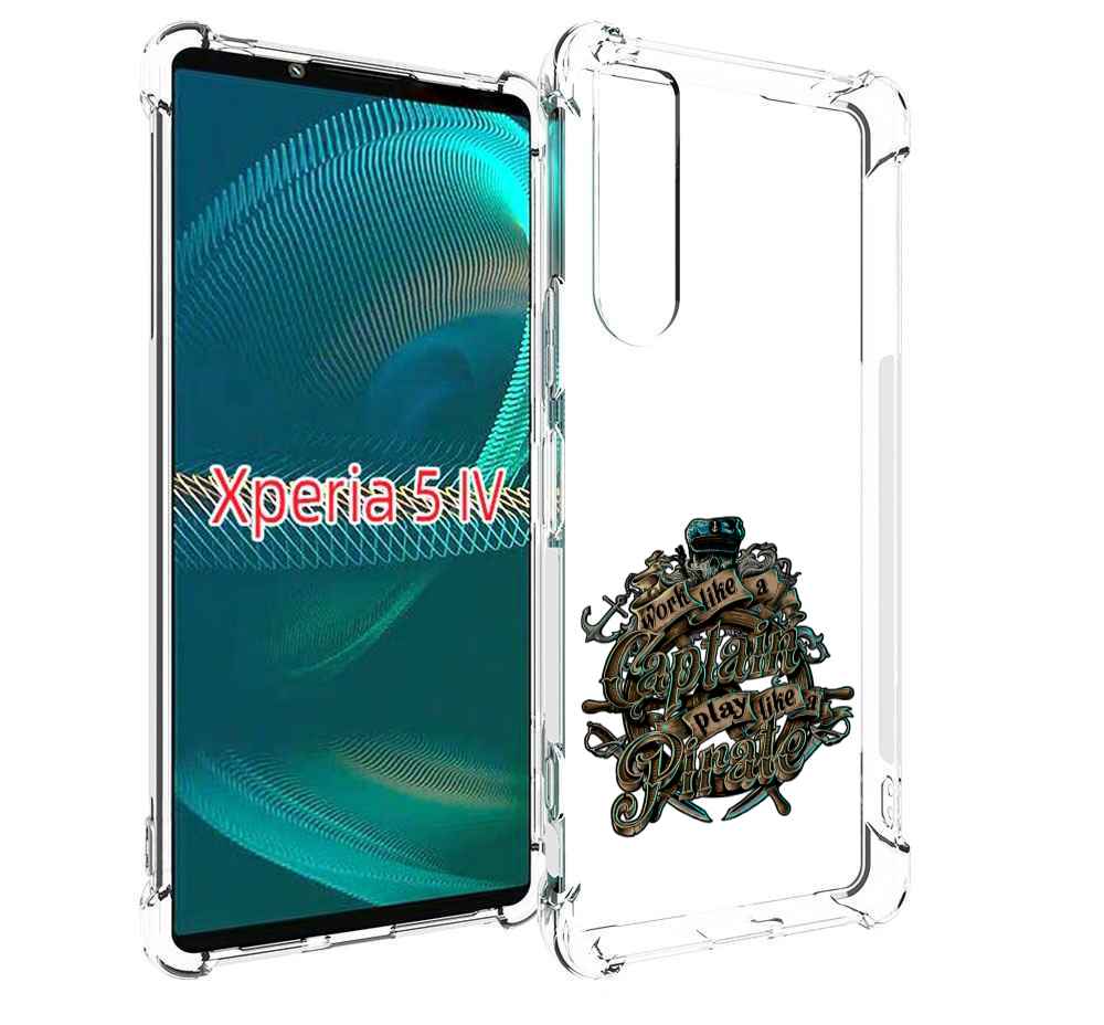 

Чехол MyPads капитан пиратов для Sony Xperia 5 IV (5-4), Прозрачный, Tocco