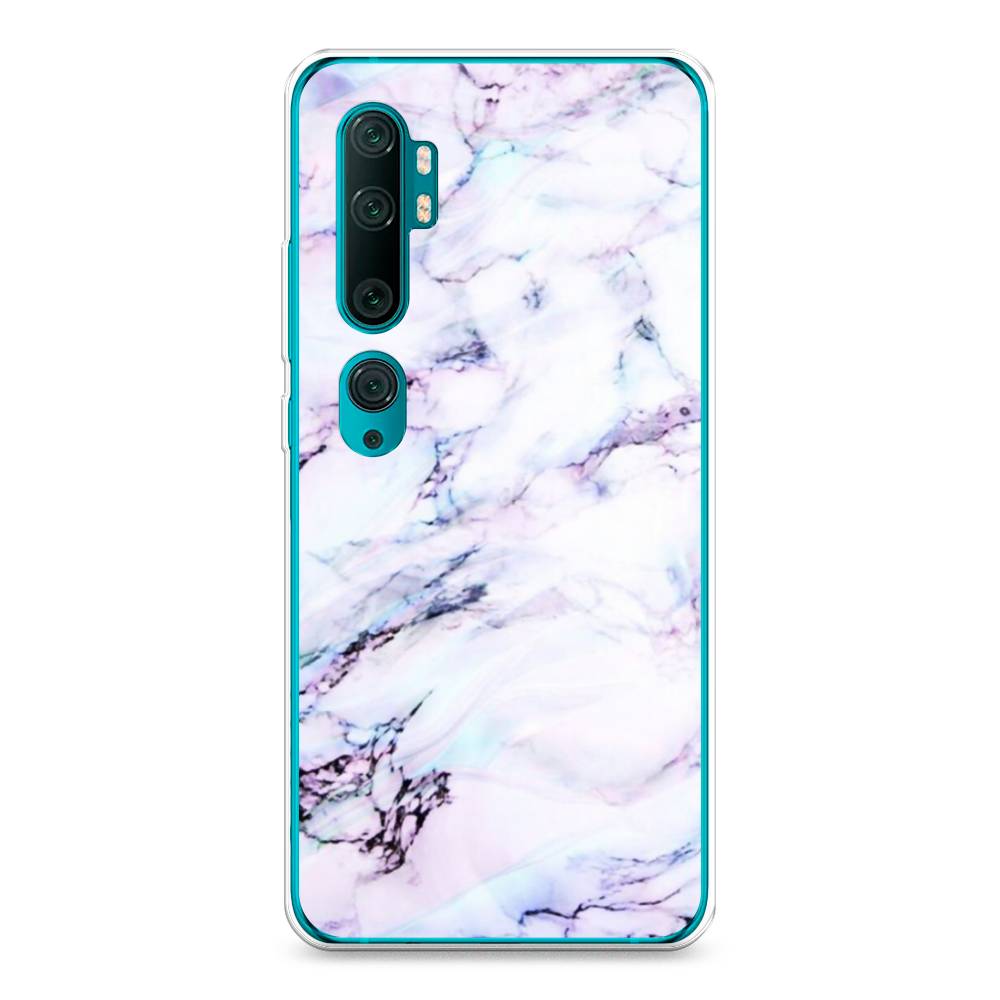 

Чехол на Xiaomi Mi Note 10"Радужный мрамор", Серый;фиолетовый, 37350-3
