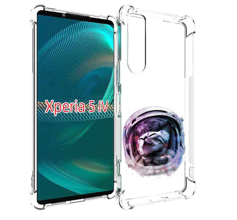 

Чехол MyPads кот в шлеме для Sony Xperia 5 IV (5-4), Прозрачный, Tocco