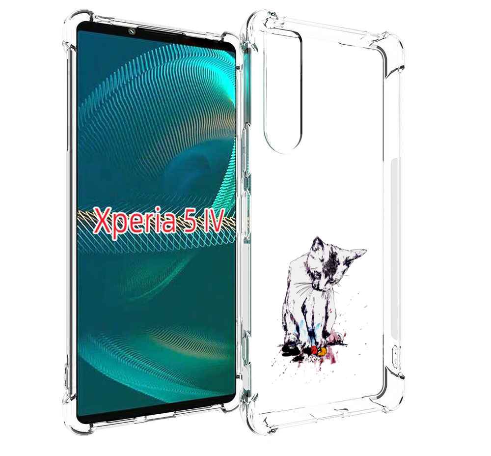 

Чехол MyPads кот и микки для Sony Xperia 5 IV (5-4), Прозрачный, Tocco