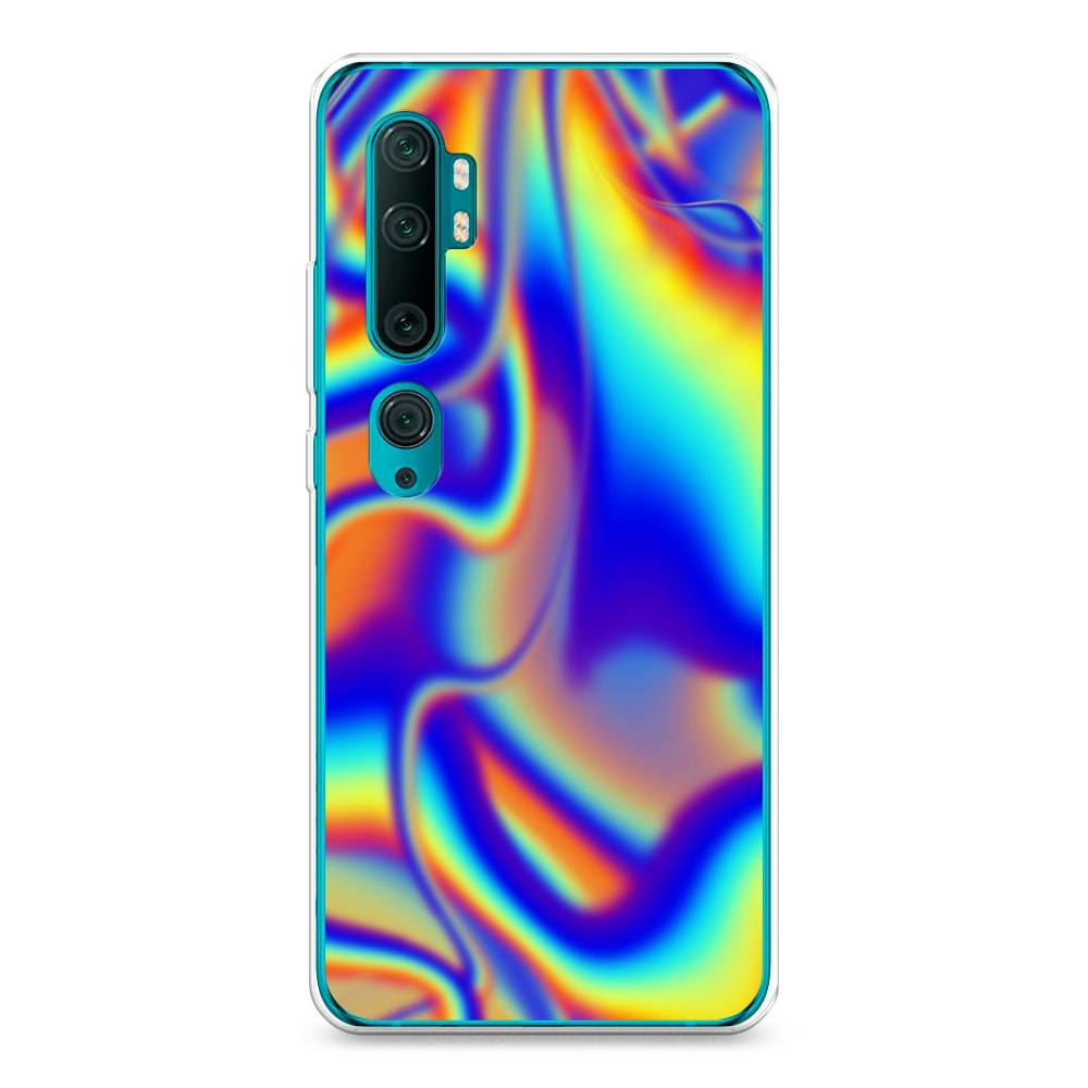 

Чехол на Xiaomi Mi Note 10"Яркая голограмма", Разноцветный, 37350-3