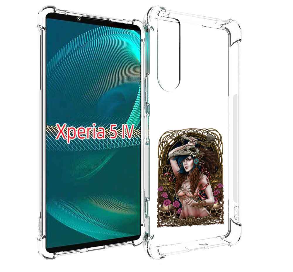 

Чехол MyPads красивая девушка рисунок для Sony Xperia 5 IV (5-4), Прозрачный, Tocco