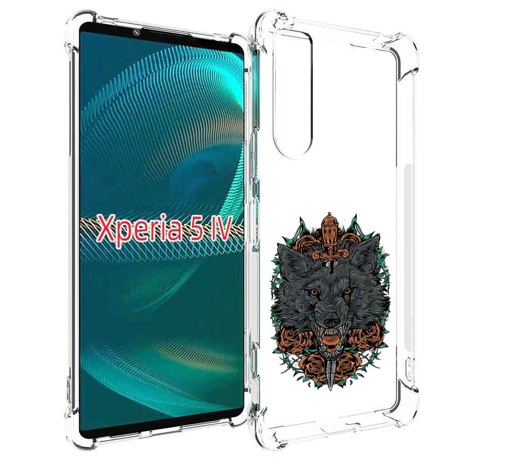 

Чехол MyPads красивый злой волк для Sony Xperia 5 IV (5-4), Прозрачный, Tocco