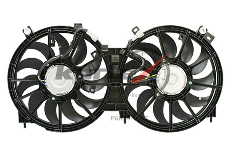 

KORTEX KFD061 Вентилятор радиатора Nissan Teana J32 (08-)/Murano II (Z51) (08-) (LFK 14N9)