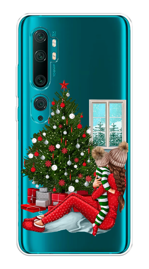 

Чехол на Xiaomi Mi Note 10"Новый год с мамой", Красный;зеленый;голубой, 37350-6