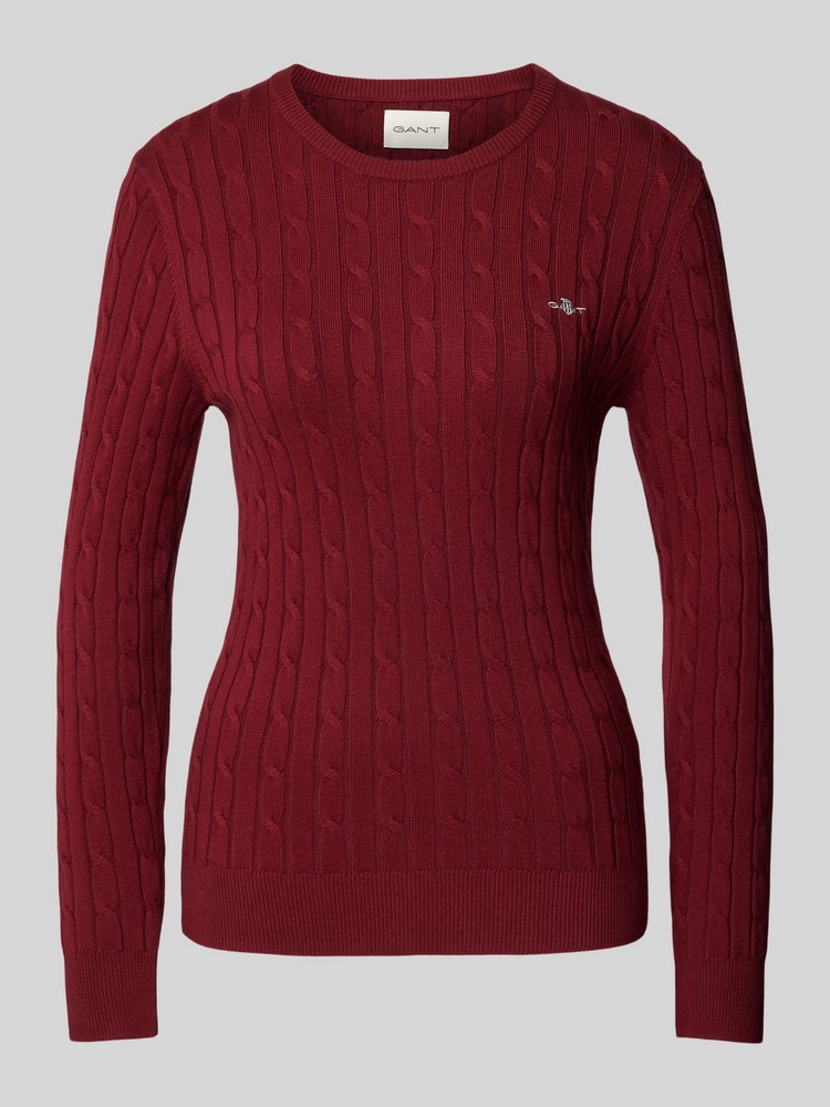 

Джемпер женский GANT 4800100 бордовый L, 4800100