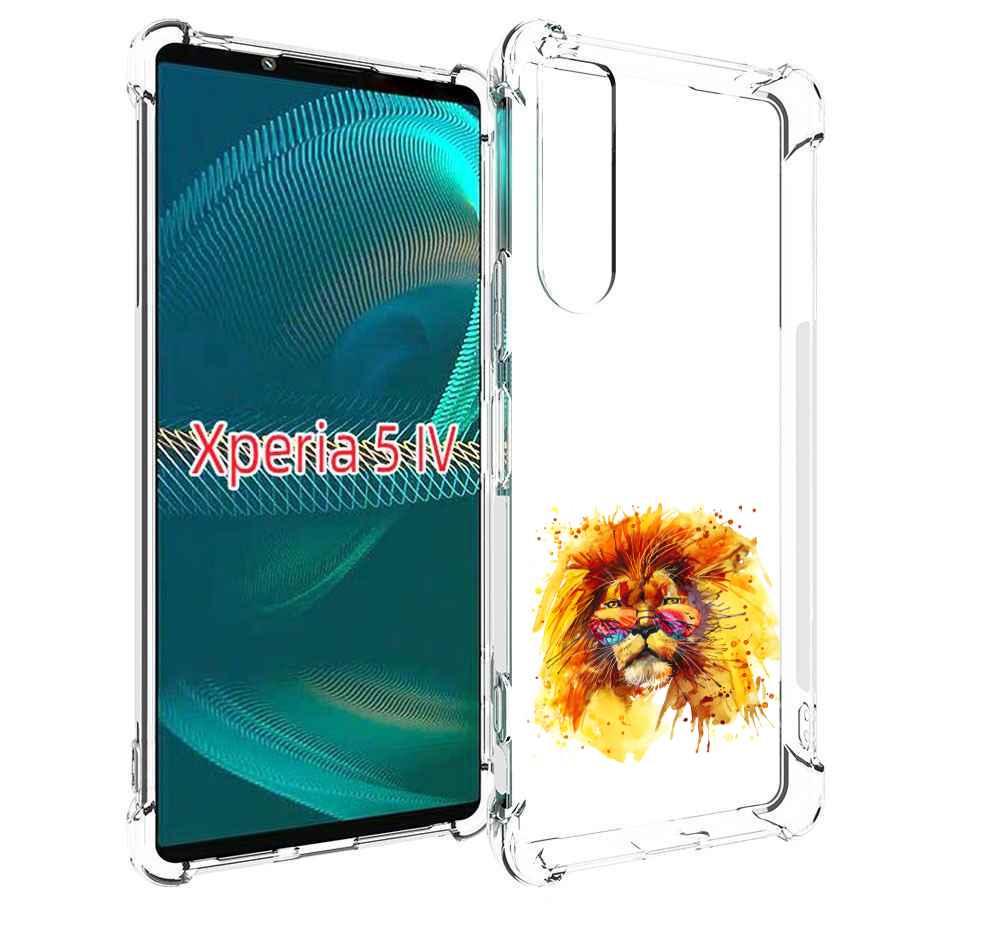 

Чехол MyPads лев в очках для Sony Xperia 5 IV (5-4), Прозрачный, Tocco
