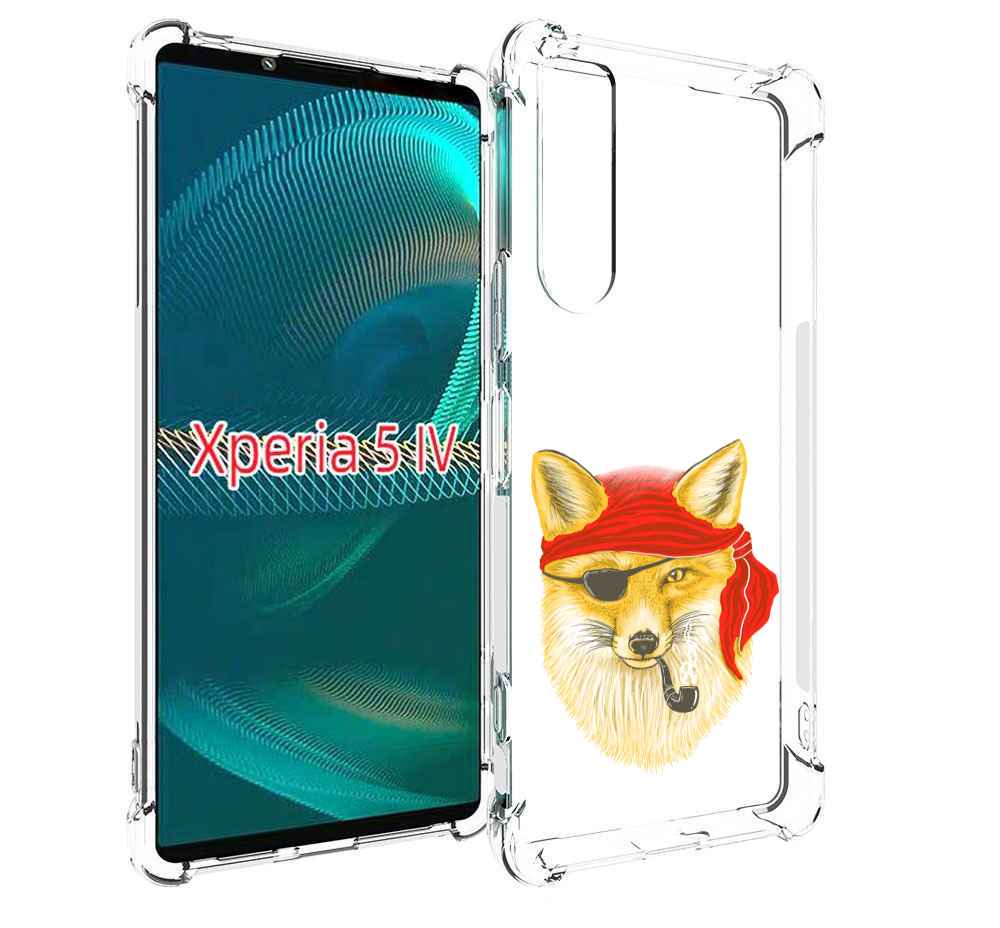 

Чехол MyPads лиса-пират для Sony Xperia 5 IV (5-4), Прозрачный, Tocco