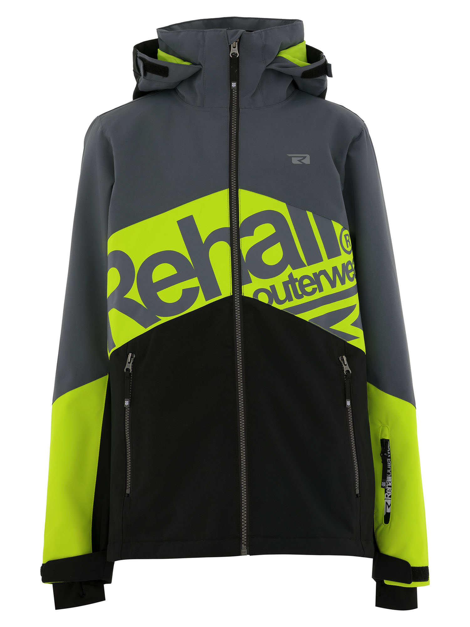 Куртка REHALL Reed-R-Jr. 60424_1027_164, зеленый-серый, 164