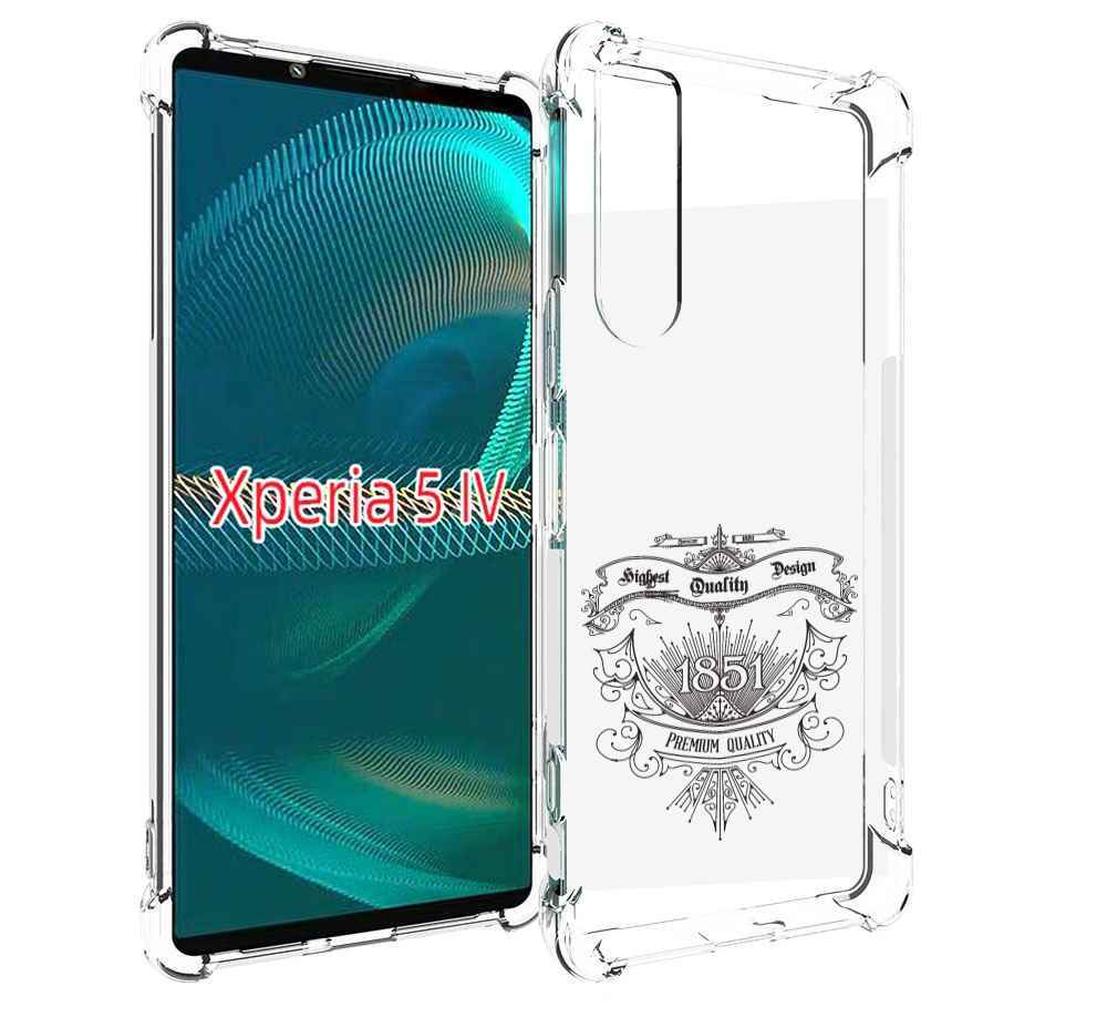 

Чехол MyPads логотип 1851 год для Sony Xperia 5 IV (5-4), Прозрачный, Tocco