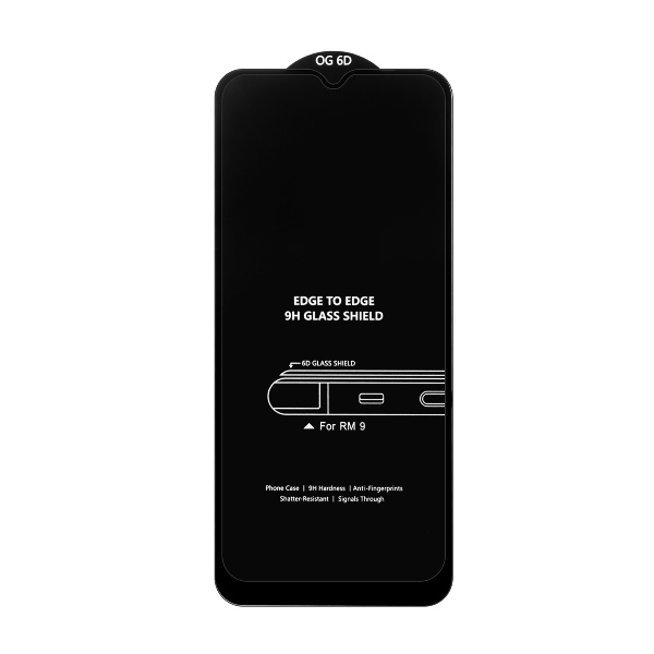 

Защитное стекло Xiaomi Redmi 9 Black 6D