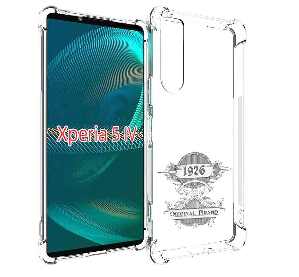 

Чехол MyPads логотип черно белый для Sony Xperia 5 IV (5-4), Прозрачный, Tocco
