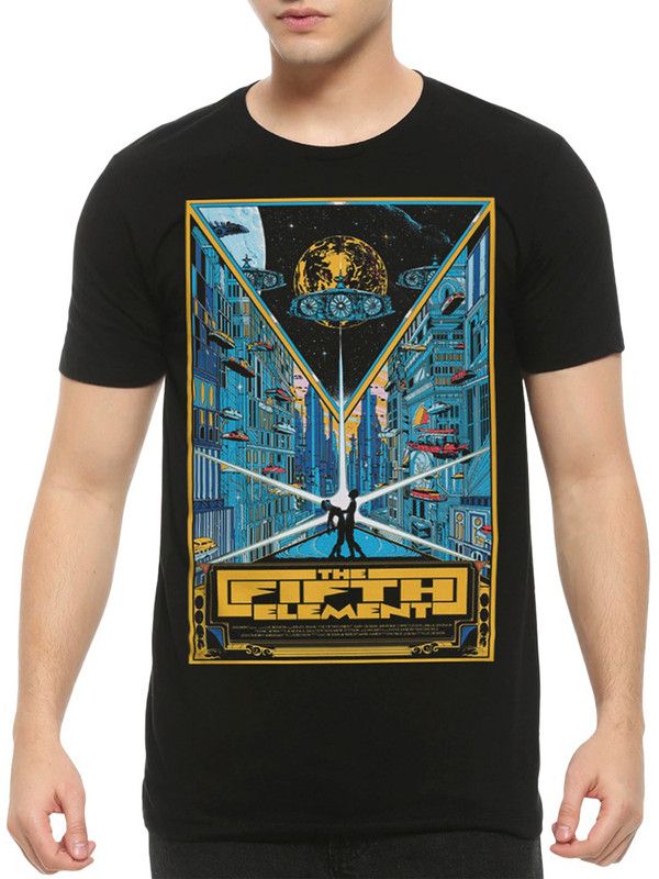 

Футболка мужская DS Apparel Пятый Элемент - Люк Бессон 87671-2 черная S, Черный, Пятый Элемент - Люк Бессон 87671-2