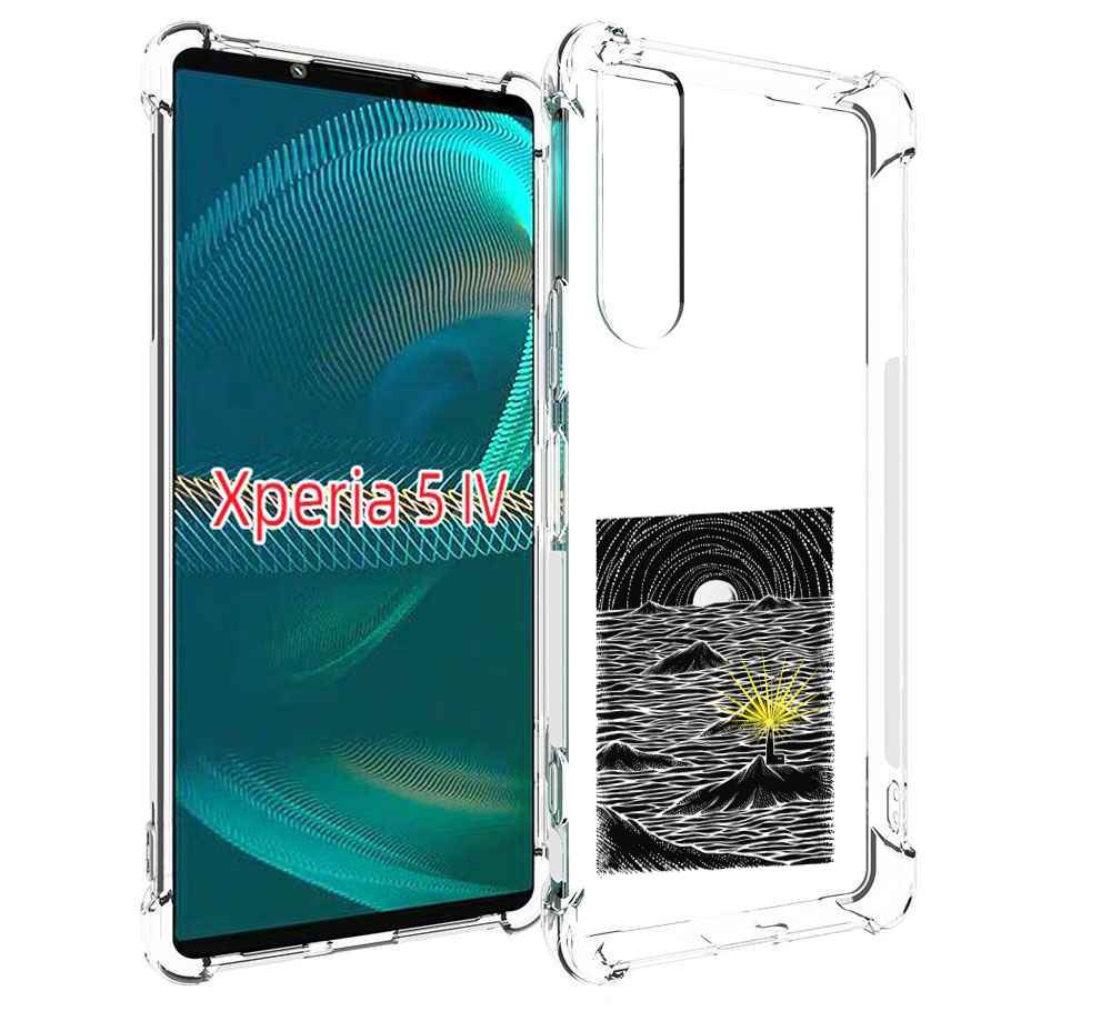 

Чехол MyPads маяк в черно белом море для Sony Xperia 5 IV (5-4), Прозрачный, Tocco
