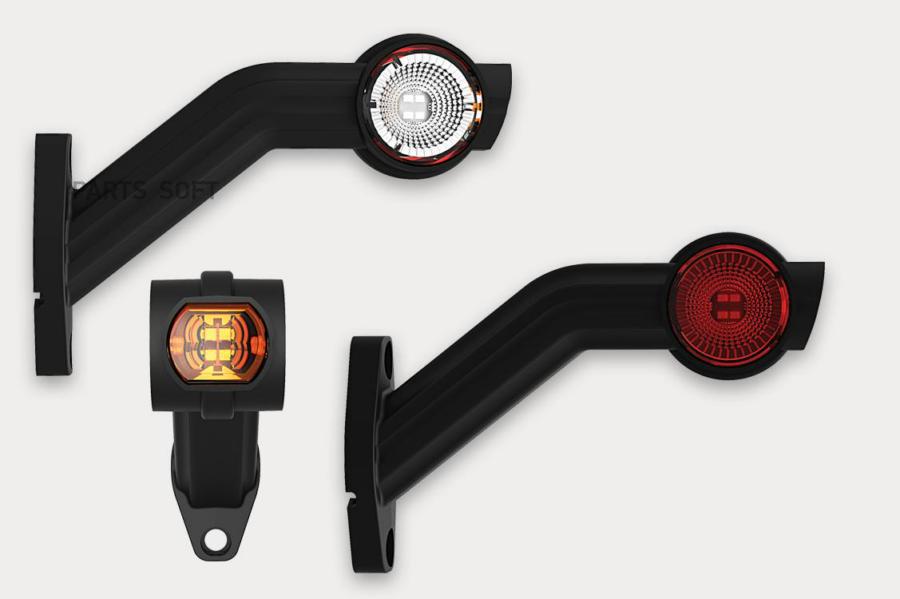 

FRISTOM FT140FPLED FT-140 F P LED фонарь габаритный LED рожок, RH, 3х-цветный, L=190мм, с